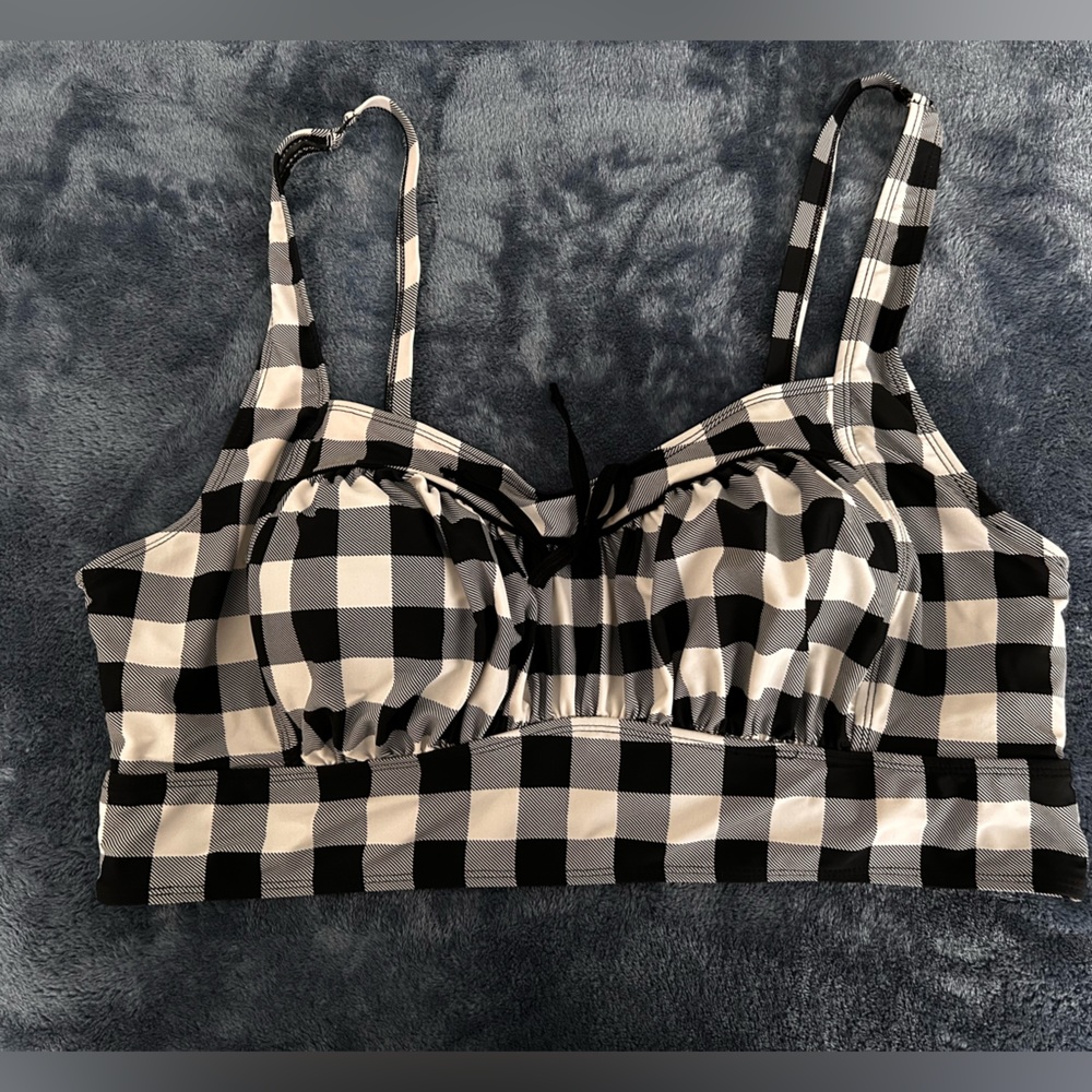 Torrid Gingham bikini Top